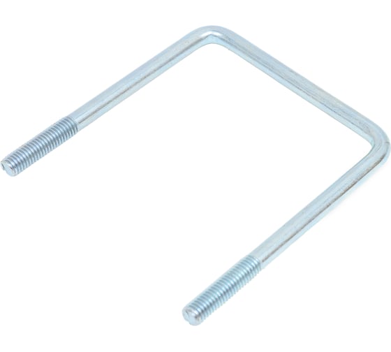 Изображение товара Скоба П-образная Мир Хомутов 80x80 мм, с резьбой М8, без гаек, в упаковке 4 шт. VENT80х80М8PCH51(4)