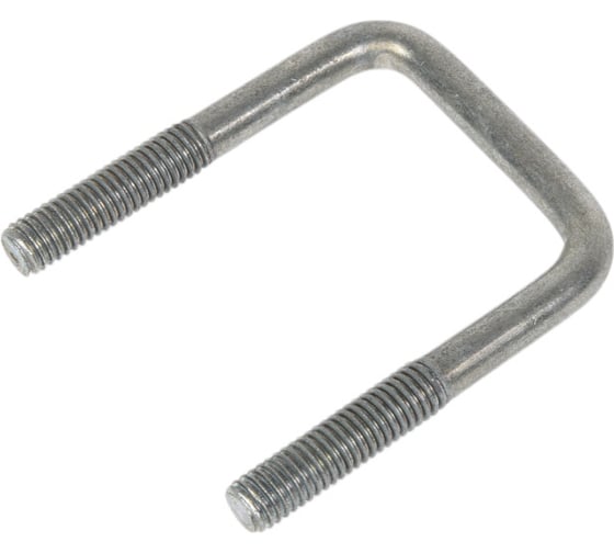 Изображение товара Скоба П-образная Мир Хомутов 40x40 мм, с резьбой М8, без гаек, в упаковке 4 шт. VENT40х40М8PCH51(4)