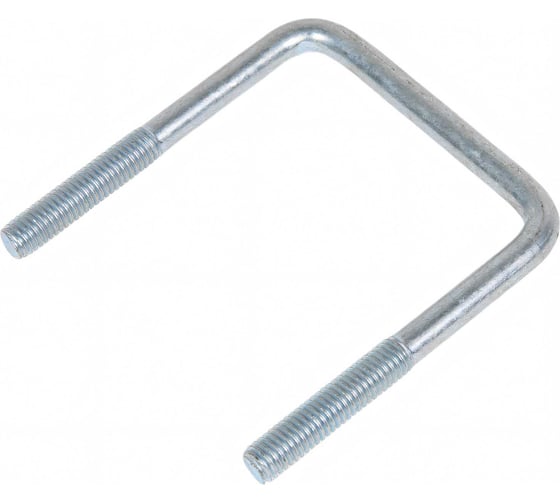 Изображение товара Скоба П-образная Мир Хомутов 60x60 мм, с резьбой М6, без гаек, в упаковке 4 шт. VENT60х60М6PCH51(4)