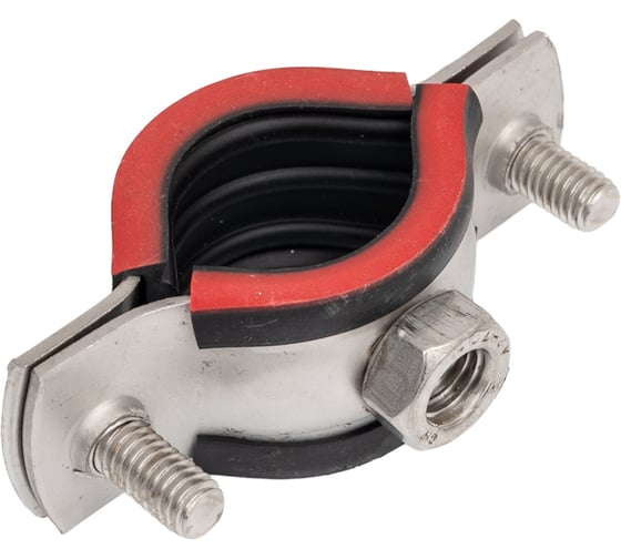 Изображение товара Трубный хомут Мир Хомутов 1/2" 20-24 мм, М8, нержавеющая сталь 304, 20x1,5 мм TR1/2М8SS54