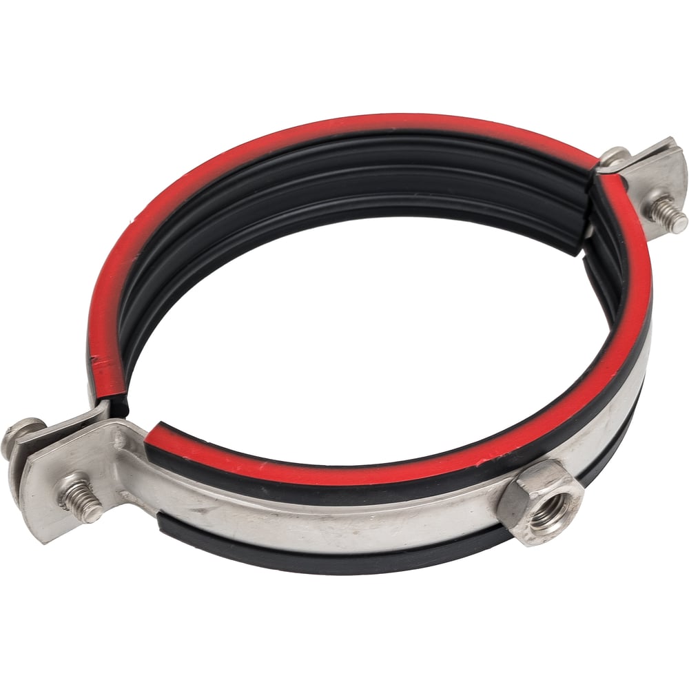 Изображение товара Трубный хомут Мир Хомутов 4" 108-118 мм, М10, нержавеющая сталь 304, 2x25 мм TR4М10SS54