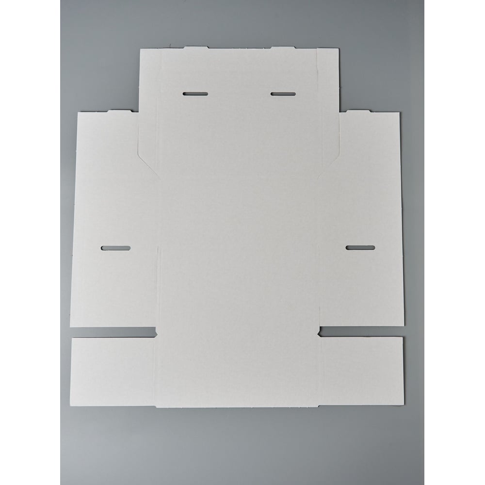 Изображение товара Самосборная коробка из гофрокартона 21x11.4x9.2 см, 200 шт, белая