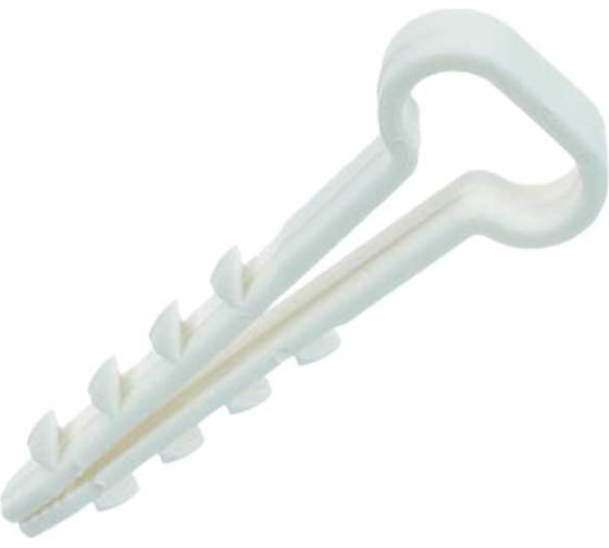 Изображение товара Дюбель-хомуты для плоских проводов Мир Хомутов МХ 5x8 мм, 100 шт., белый PLP5-8DH4NL