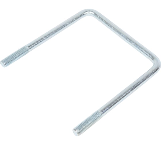 Изображение товара Скоба П-образная Мир Хомутов 110x110 мм, с резьбой М10, без гаек, в упаковке 4 шт. VENT110х110М10PCH51(4)