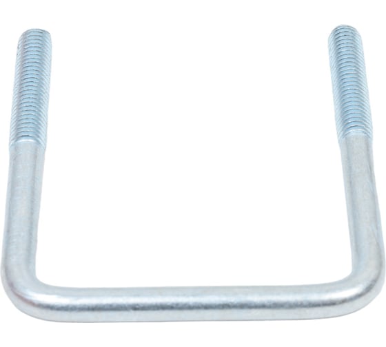 Изображение товара Скоба П-образная Мир Хомутов 60x60 мм, с резьбой М8, без гаек, в упаковке 4 шт. VENT60х60М8PCH51(4)