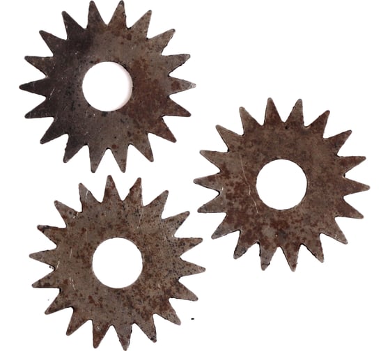 Изображение товара Набор шарошек-звездочек 50 шт, (А)50х(В)14х(С)2 мм, острозубая Чиптрейд 5014250