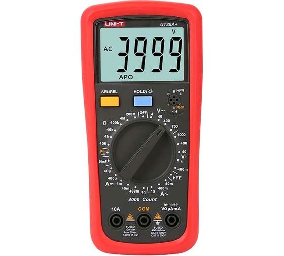Изображение товара Цифровой мультиметр UNI-T UT39A+ 00-00002072