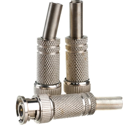 Изображение товара Разъем штекер PROCONNECT BNC под пайку с пружиной металл, универсальный, 05-3075-4