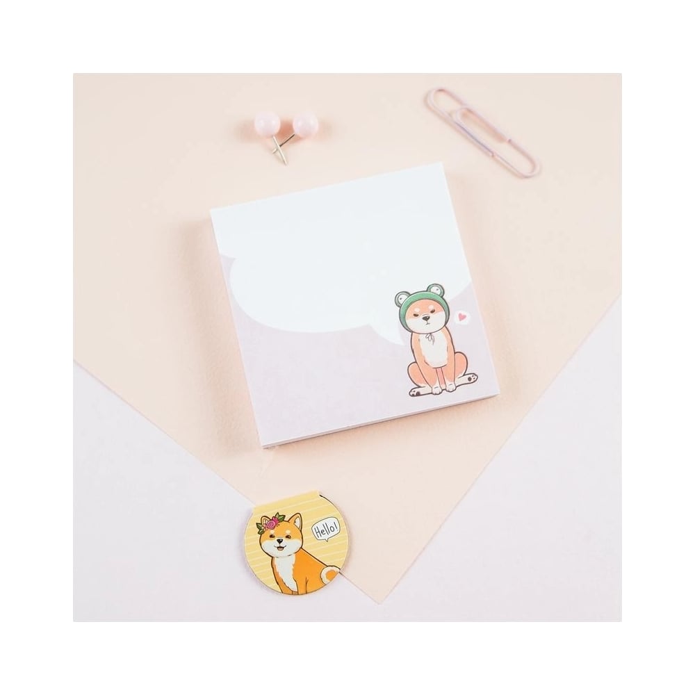 Изображение товара Блок для записей MESHU 8.5х8.5 см 100 листов Cute dog