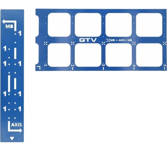 Изображение товара Шаблон для разметки ящиков GTV Модерн Бокс и AXIS PRO PB-SZABLON-AXIS-MB