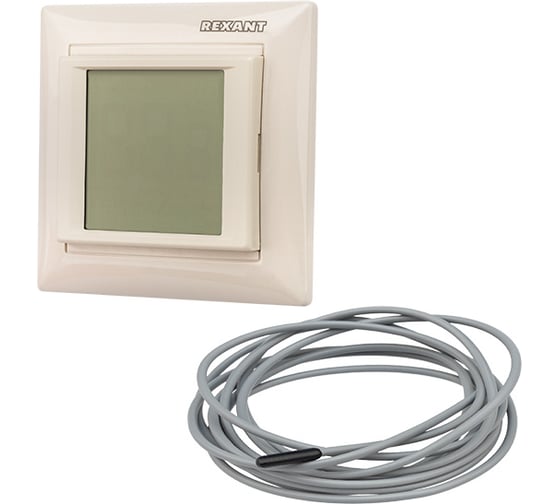 Изображение товара Терморегулятор REXANT сенсорный RX-419B бежевый 51-0585