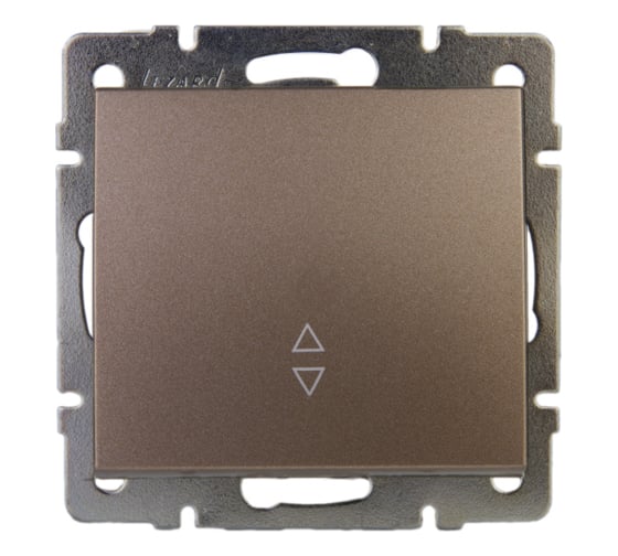 Изображение товара Проходной выключатель Lezard RAIN цвет бронза, матовый 703-3188-105