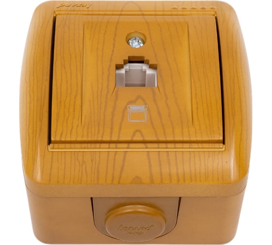 Изображение товара Компьютерная розетка Lezard NATA ольха 710-0700-139