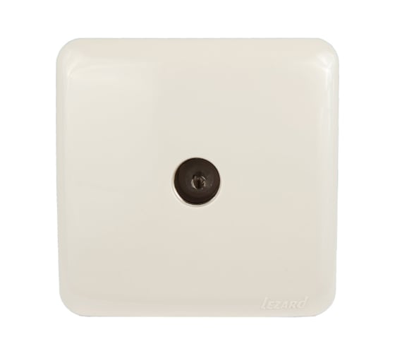 Изображение товара ТВ розетка Lezard VIOLA проходная, крем 751-0300-129