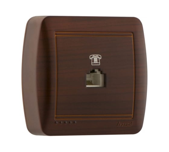 Изображение товара Телефонная розетка Lezard DEMET евро, маун 711-0400-137