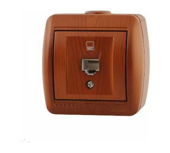 Изображение товара Компьютерная розетка Lezard, NATA, сосна, 710-0800-139