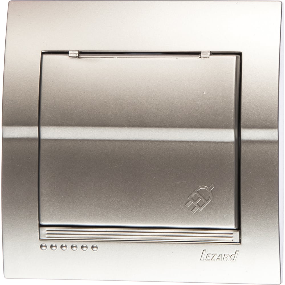 Розетка Lezard двойная компьютерная розетка lezard deriy жемчужно белая металлик 702 3030 141