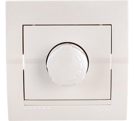 Изображение товара Диммер Lezard DERIY 1000Вт жемчужно-белый металлик 702-3030-157