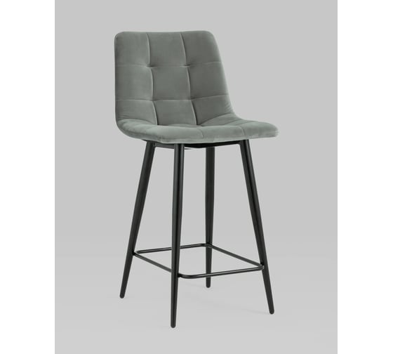 Изображение товара Полубарный стул Стул Груп Джанго велюр, серый vd-django-b26