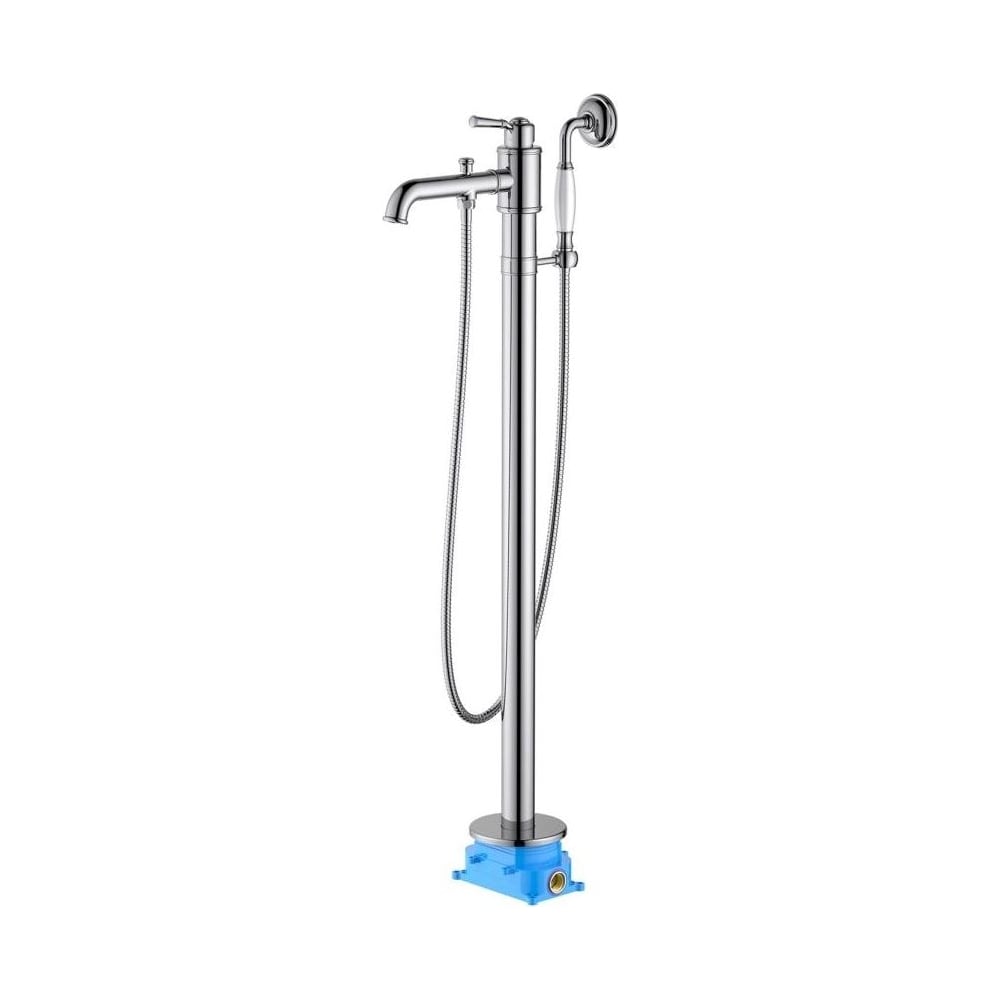 Изображение товара Напольный смеситель для ванны Aquatek КЛАССИК AQ1545CR хром классика