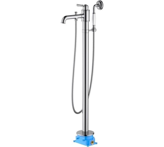 Изображение товара Напольный смеситель для ванны Aquatek КЛАССИК (внешняя и скрытая часть) AQ1545CR 00000135276