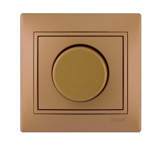 Изображение товара Диммер Lezard MIRA 1000W золотой металлик, со вставкой 701-1313-157