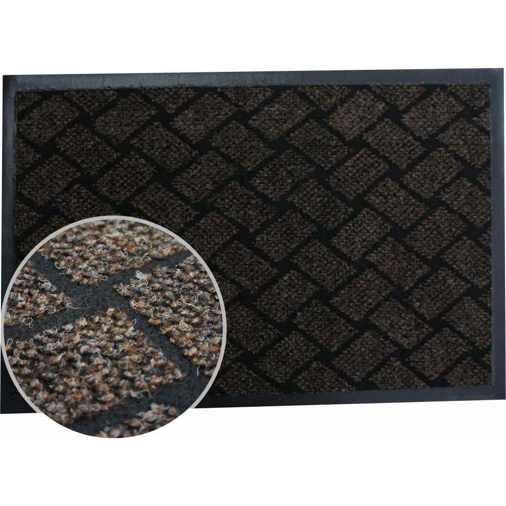 Влаговпитывающий коврик In'Loran коврик придверный влаговпитывающий ребристый стандарт 50×80 см коричневый