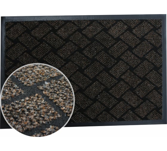 Изображение товара Влаговпитывающий коврик In'Loran 40x60 см. КРАФТ коричневый, 70-462