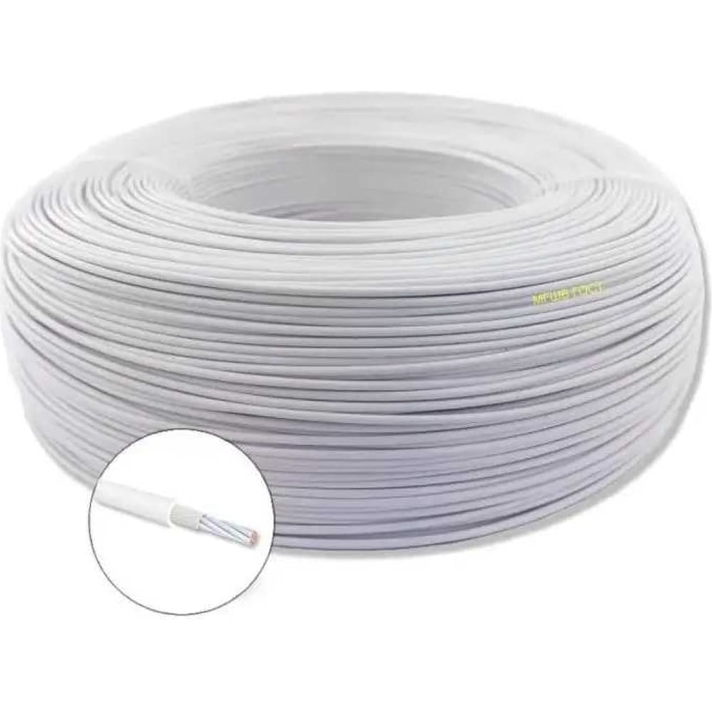 Изображение товара Провод монтажный МГШВ 1x0.2 мм2 Белый 10м OZ480210L10