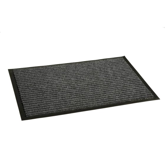 Изображение товара Влаговпитывающий ребристый коврик In'Loran 40x60 см. СТАНДАРТ серый 10-464