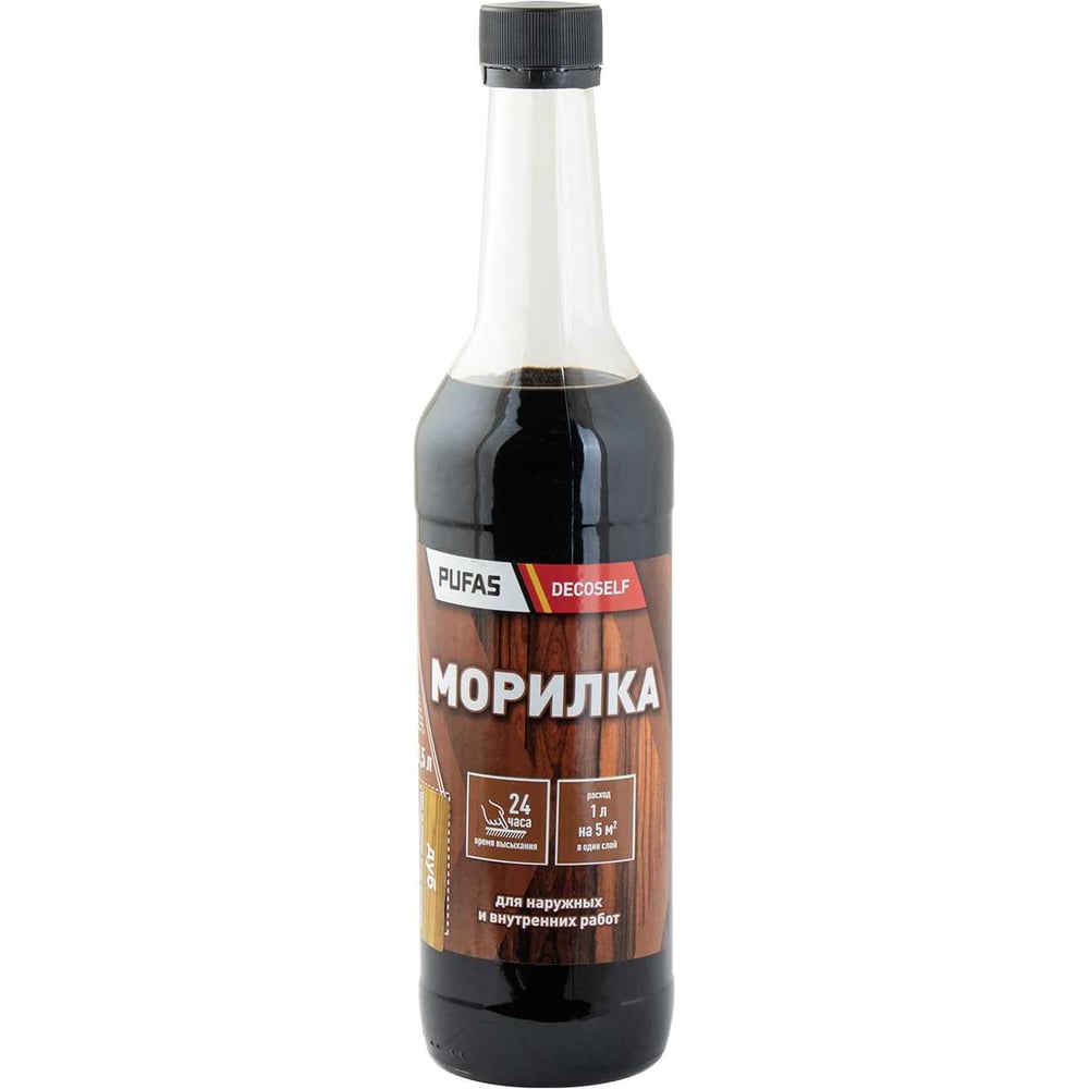 Изображение товара Морилка Pufas Decoself дуб 0.5л для внутренней и наружной отделки