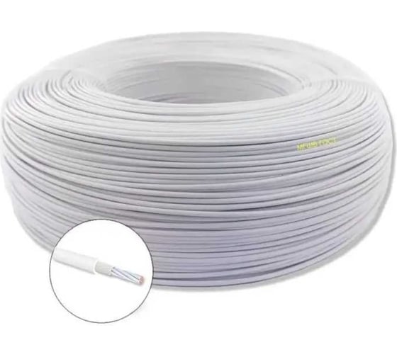 Изображение товара Провод монтажный МГШВ ПРОВОДНИК 1x2.5 мм2 Белый 20м OZ480542L20