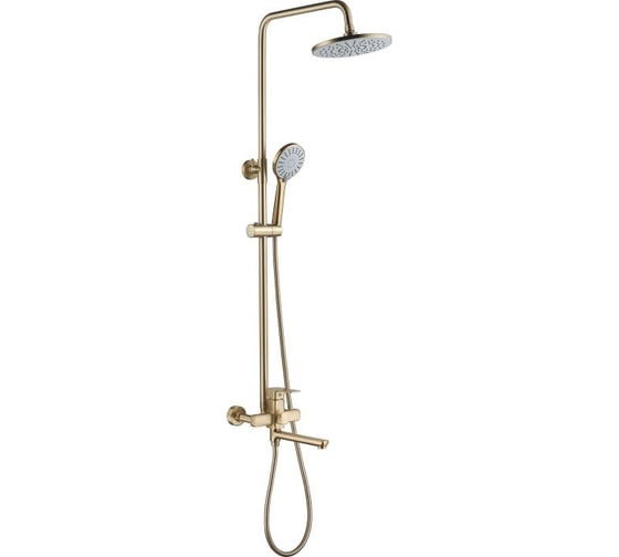 Изображение товара Душевая система со смесителем и тропическим душем Ledeme, золотая L2480Y 13257