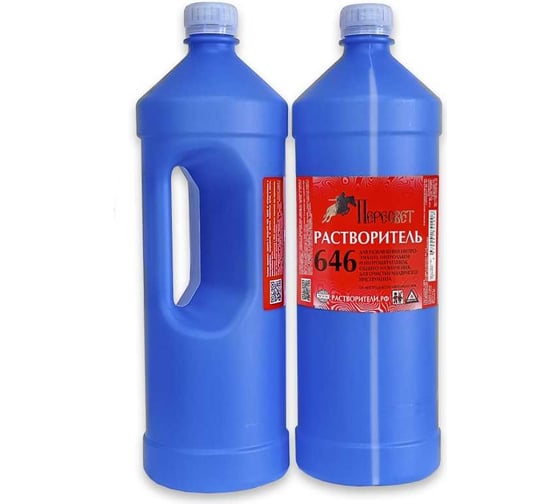 Изображение товара Растворитель Пересвет 646 1,0л 00-00000195