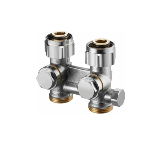 Изображение товара Запорно-присоединительный узел Oventrop Multiflex F 3/4 ВРx3/4 HP 1015943