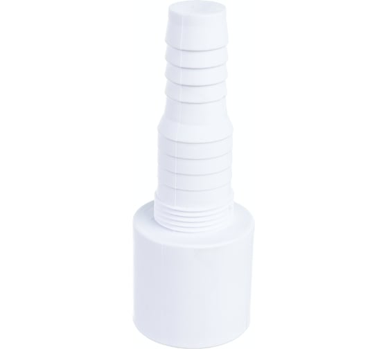 Изображение товара Прямой адаптер McAlpine для подключения слива бытовой техники, выход D=40 мм, белый MRWMF-40