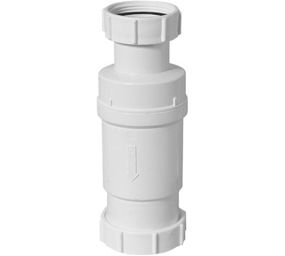 Изображение товара Сифон McAlpine самозакрывающийся сливной "сухой" клапан, вход 1 1/2" В, выход компрессионный MRNRV50-PB