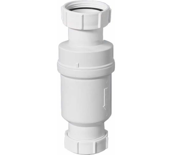 Изображение товара Сифон McAlpine самозакрывающийся сливной "сухой" клапан, вход 1 1/2" В, MRNRV40-PB