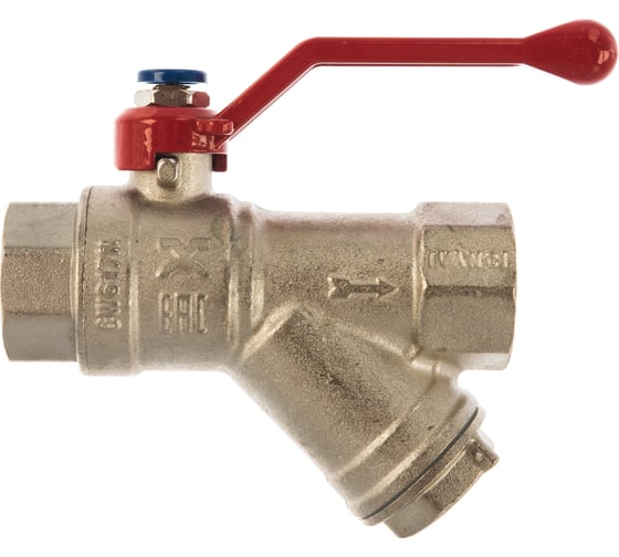 Изображение товара Шаровой кран IVANCI Superior с фильтром, ручка-рычаг, внутренняя/внутренняя резьба 3/4" IVC.100292.N.04