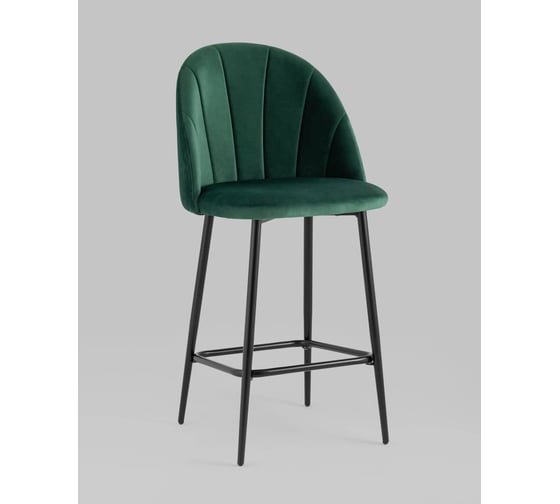 Изображение товара Полубарный стул Стул Груп Логан велюр, зелёный AV 413-Cdf-08(PP)