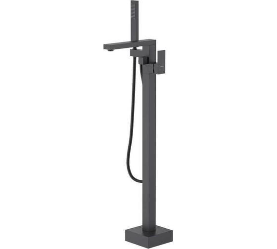 Изображение товара Напольный смеситель для ванны Aquatek ЛИБРА матовый черный AQ1645MB 00000135325