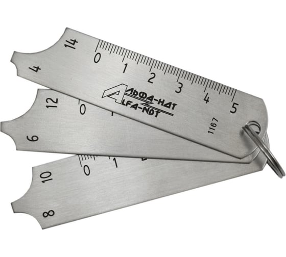 Изображение товара Шаблон сварщика универсальный УШС-2 с первичной калибровкой АЛЬФА-НДТ 00-00000839