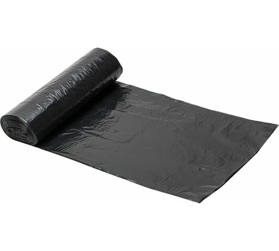 Изображение товара Мешки для мусора ЛЮБАША 360л, черные в рулоне 10 шт, ПВД 30мкм, 120x160 см, эконом, 608917