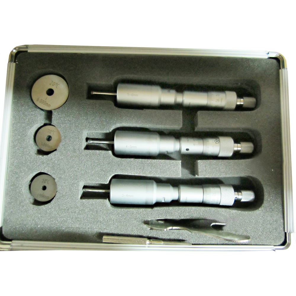 Двухточечный электронный набор микрометрических нутромеров Туламаш набор микрометрических нутромеров micron