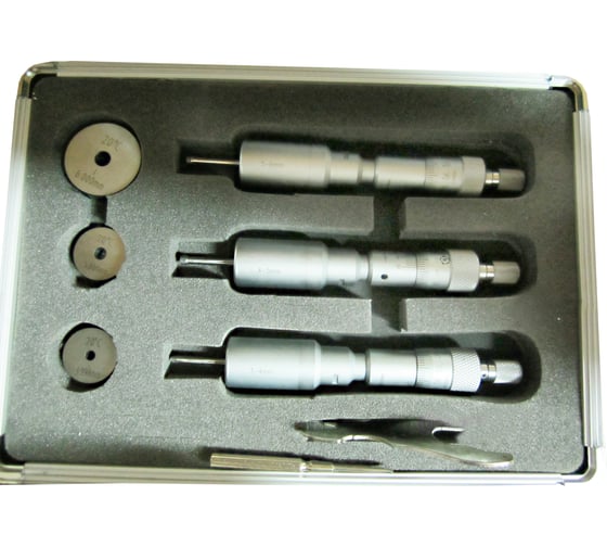 Изображение товара Набор микрометрических нутромеров Туламаш 2-точечный, электронный, 3-6, 0.001 123418