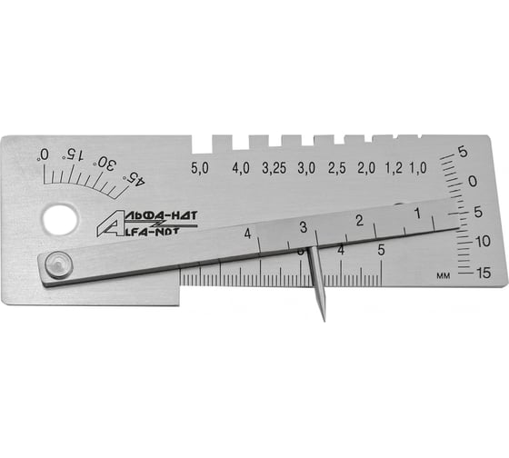 Изображение товара Шаблон сварщика универсальный УШС-3 с первичной калибровкой АЛЬФА-НДТ 00-00000191