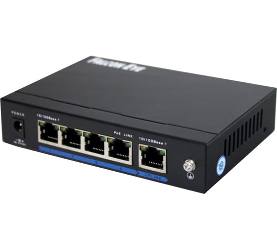 Изображение товара Сетевой коммутатор Falcon Eye 5 портов FE-104POE-S 00-00104429