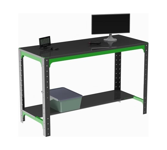 Изображение товара Металлический стол ООО Металекс серия KIT 750x1200x600 мм, одна полка 201015