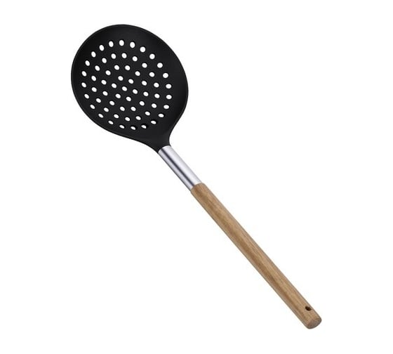 Изображение товара Шумовка Regent Inox 33.7x10.5 см нейлон нержавеющая сталь акация Linea ACACIA 93-TO-AC-05