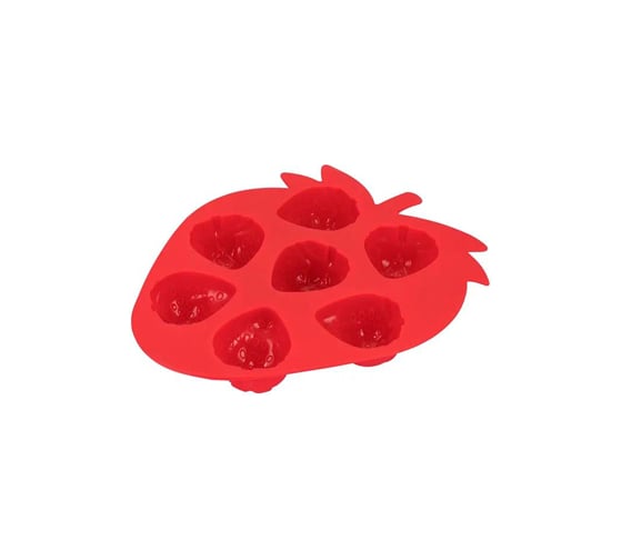 Изображение товара Форма для льда Regent Inox Клубничка 15.8x13x2.3 см Linea Silicone 93-SI-FO-16.16